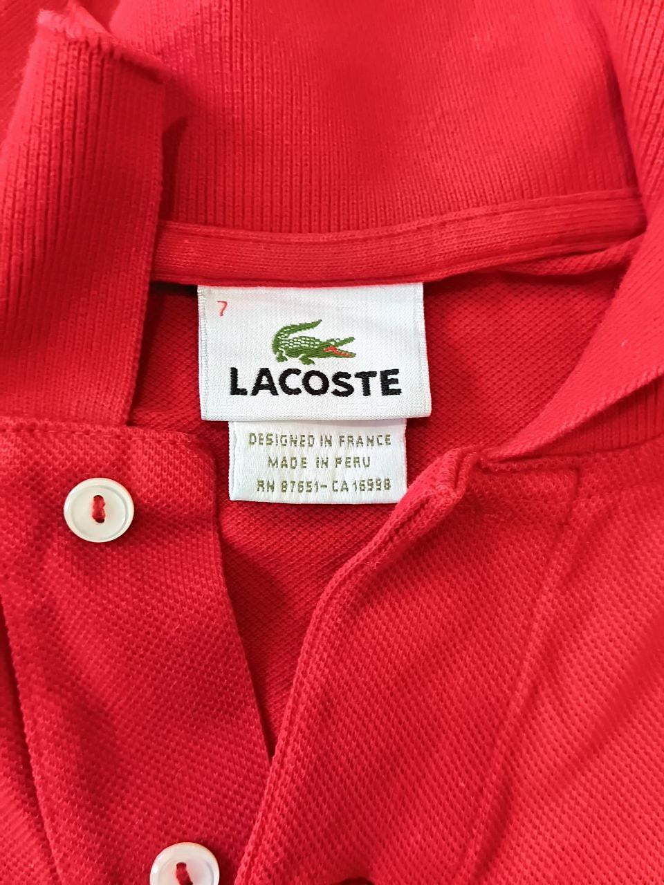 Polo Golf Lacoste Red Classic Fit Polo Shirt