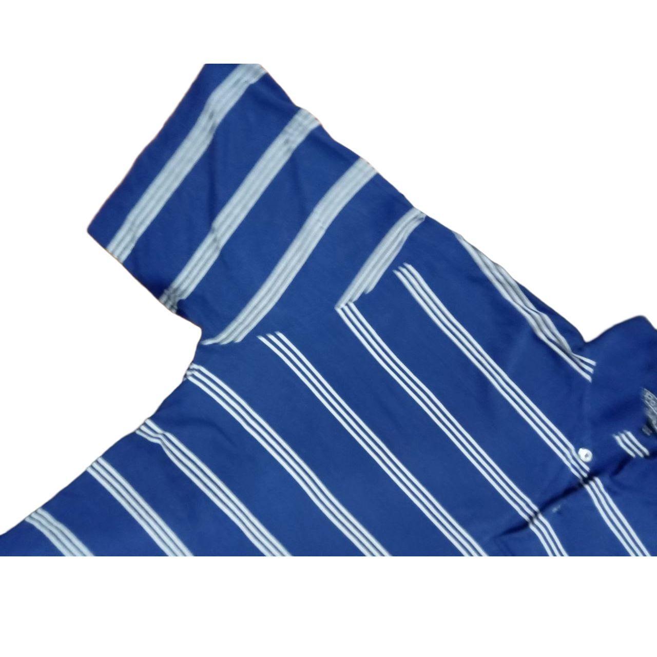 Polo Ralph Lauren Men's Blue and White Polo-shirts