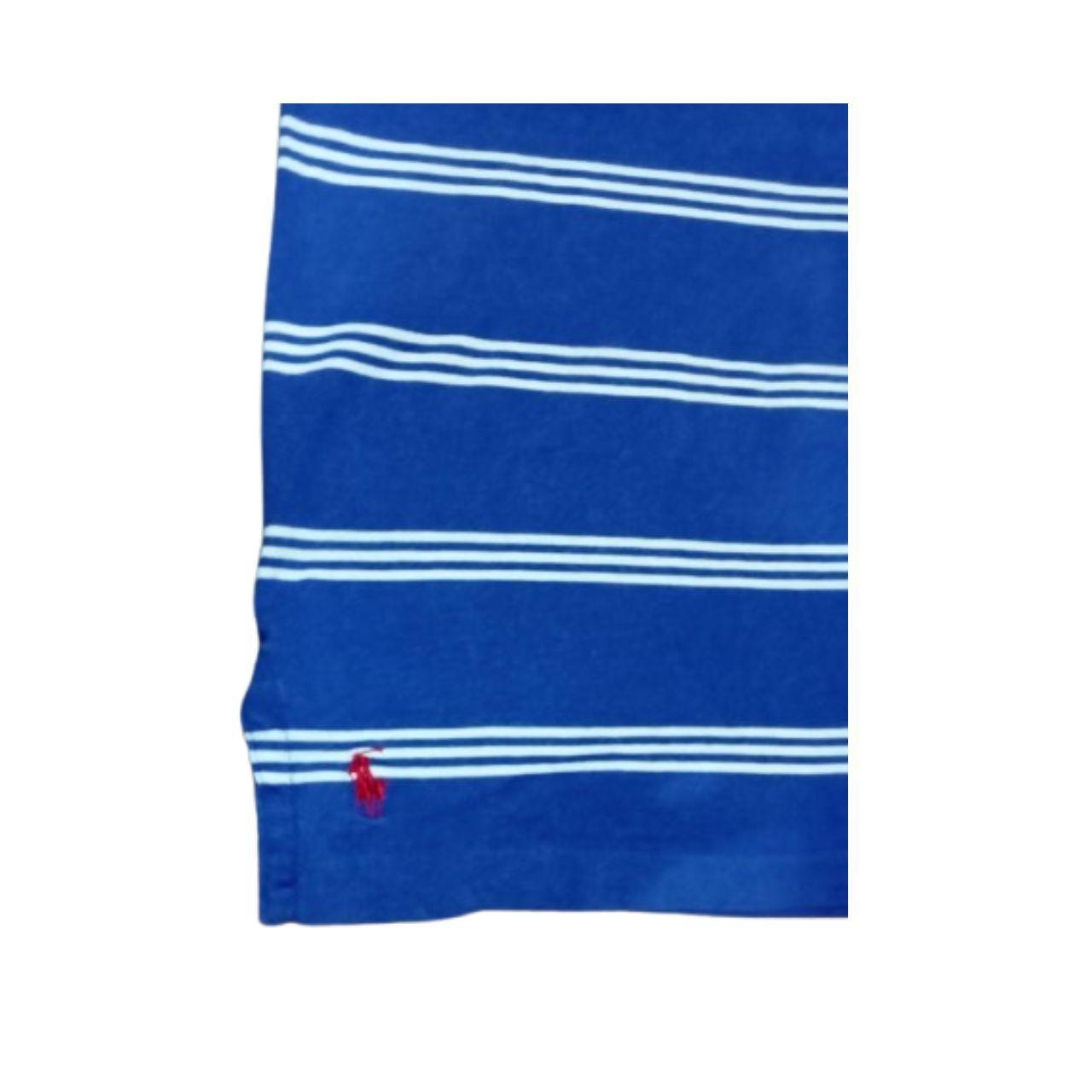 Polo Ralph Lauren Men's Blue and White Polo-shirts