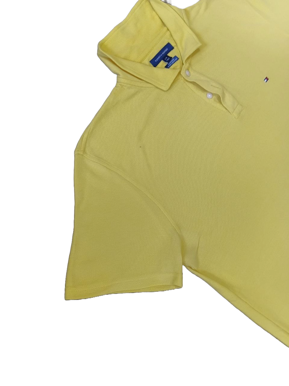 Vintage Tommy Hilfiger Yellow Polo Shirt – Men’s Custom Fit
