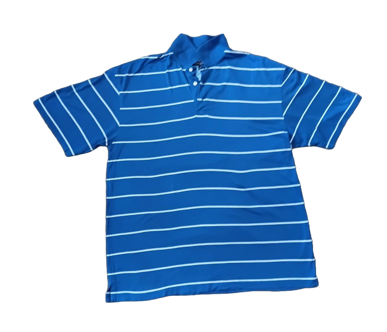 Vintage Tommy Hilfiger Golf Polo Shirt Blue White Stripe – XL Pima Cotton